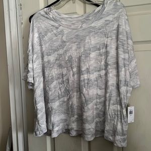 Camo crop T-shirt xxl